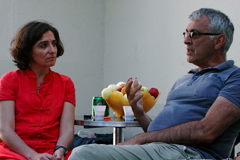 Isabel Herguera entrevistando a Phil Mulloy y Vera Neubauer