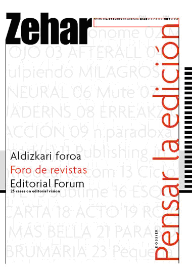 47-48 Pensar la edición. Editorial forum